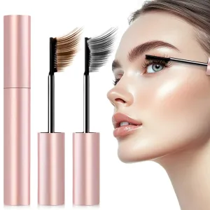 Relaxrich Mascara,Relaxrich Lengthening and Curling Mascara,Mkry Mascaras,2025mascara Black & Brown for Lash Makeup,Materiatl Tubing Mascarablack,Natural,Waterproof,Smudge-Proof (Mix)