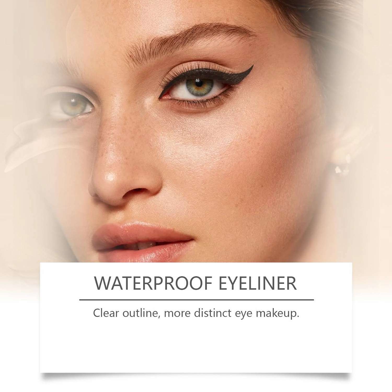 Resultantw 24HR Waterproof Eyeliner, revlrostr 24 HR Waterproof Eyeliner Duo Sharpenable Eye Pencil, No Smudging, Fading, Smooth and Easy to Color (Plum Chlocolate)