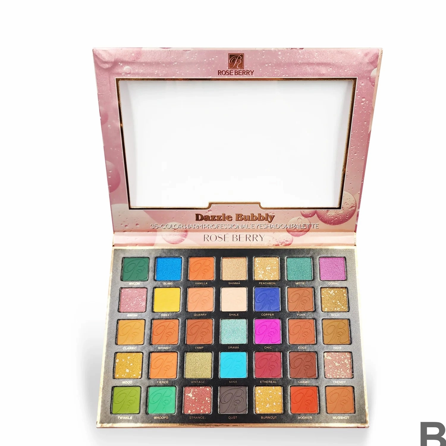 Roseberry Dazzle Bubbly Professional Eyeshadow Palette B – 49g