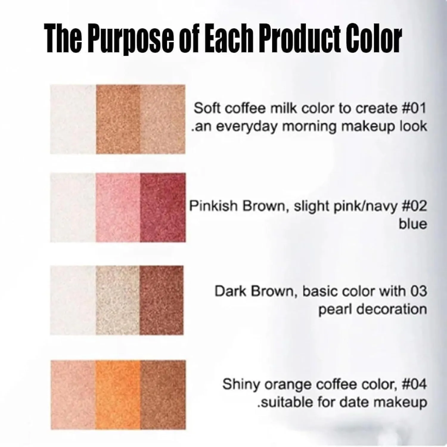 Roseionly Waterproof Gradient Eye-Shadow Stick, Roseionly Eyeshadow Stick (01 02)