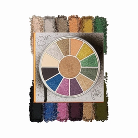Salt-N-Pepa Hot, Very Necessary Eyeshadow and Highlighter Palette - Eyeshadow Palette and Highlighter Makeup - 12 Colors Highly Pigmented Matte Shimmer Eye Shadow Makeup Palette Kit