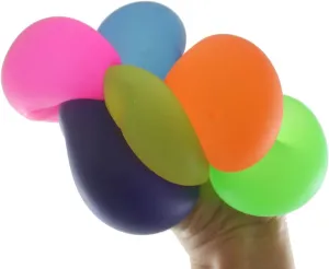 Set of 6 Smaller 1.5" Sugar Balls - Syrup Molasses Thick Glue/Gel Stretch Ball - Ultra Squishy and Moldable Slow Rise Relaxing Sensory Fidget Stress Toy