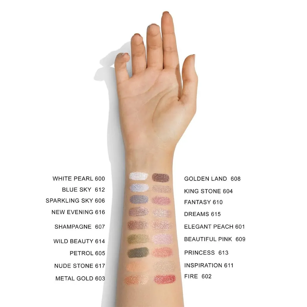 Shabbes Makeup Mineral Powder Makeup for Shabbos MINERAL EYESHADOW Kosher for Shabbos & Holidays Premium Quality Eco Friendly Chemical Free Gluten Free Cruelty Free Perfume Free (GOLDEN LAND 608)