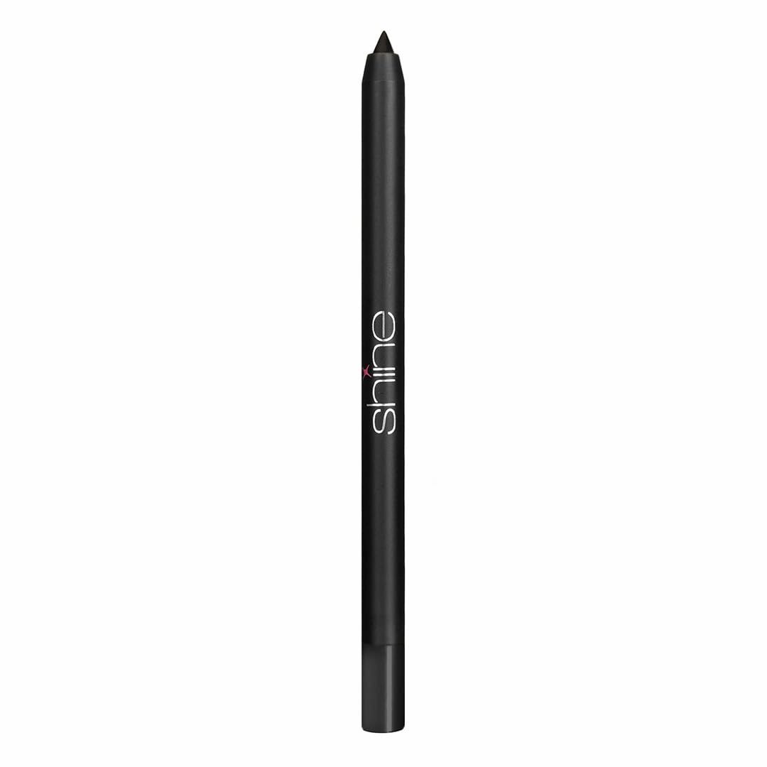 Shine Cosmetics Eyeliner Pencil - Soft, Long-lasting, Safe for Lash Extensions, Eye Liner, Water Resistant, Highly Pigmented, Cruelty Free (Focus)