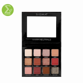 Sigma Beauty Eyeshadow Palette Warm Neutrals - 12 shades