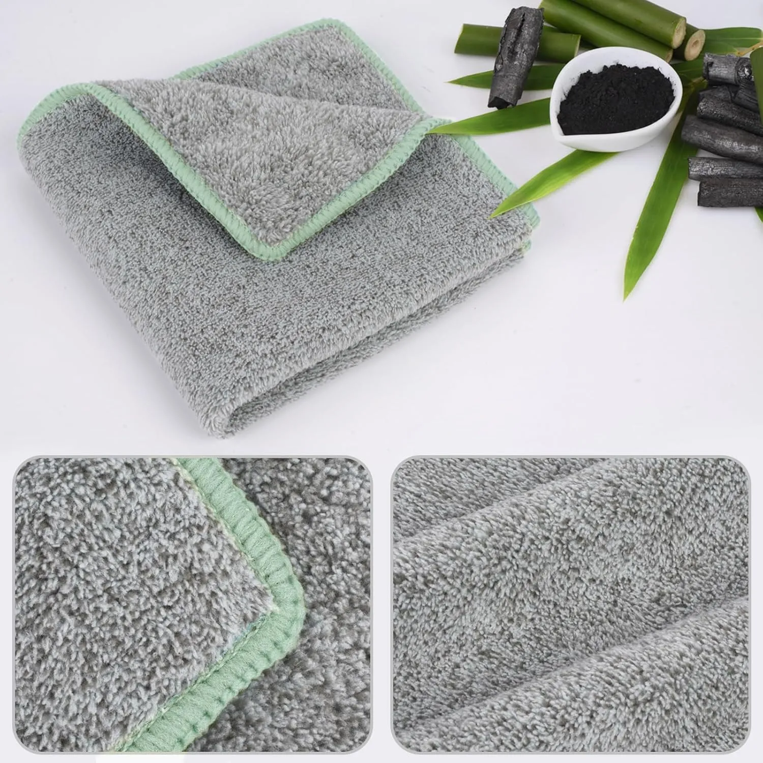 SINLAND Microfiber Face Towels Ultra Soft Facial Washcloths Face Cloth 12Inch x 12Inch 12 Pack Multicolor