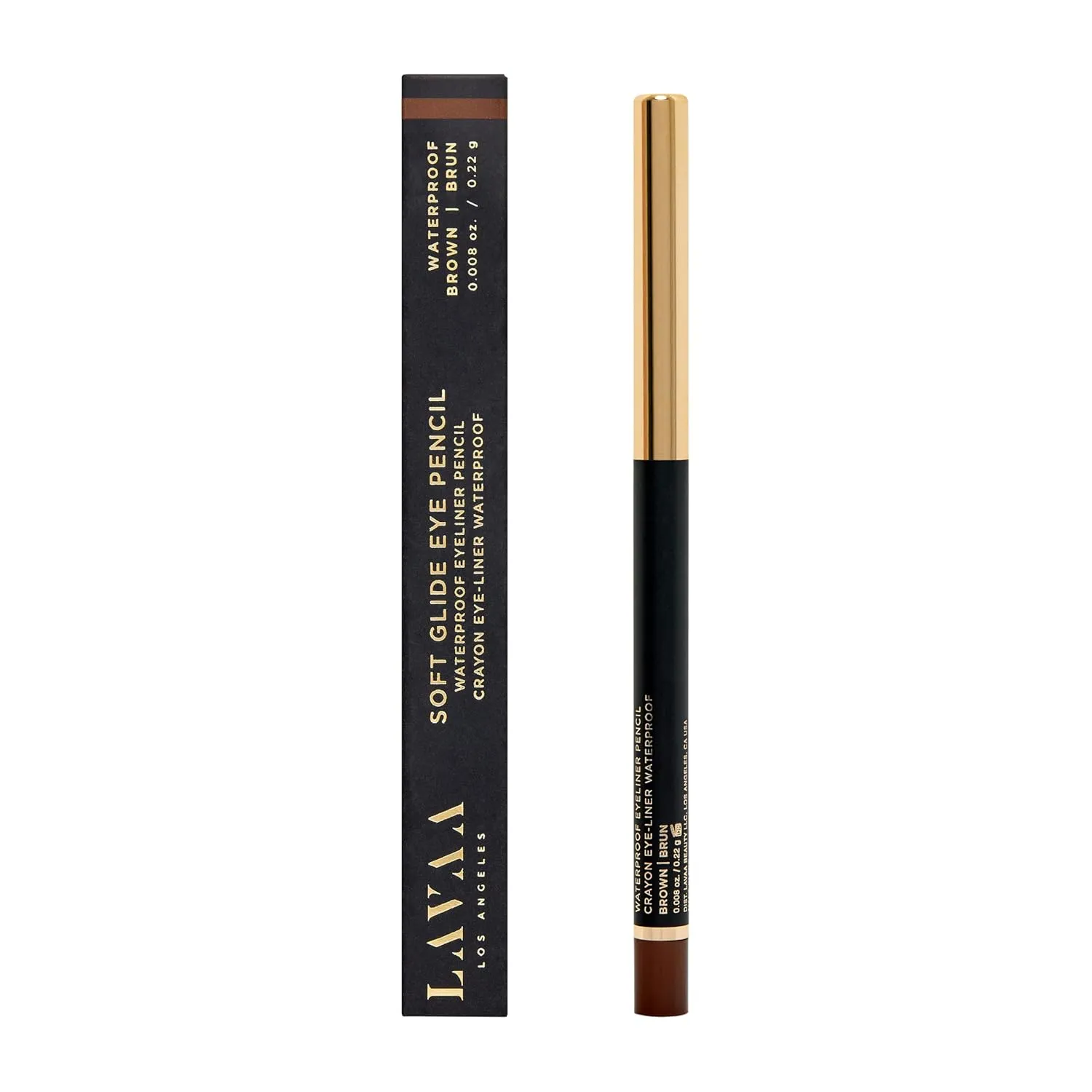 SOFT GLIDE EYE PENCIL | Retractable Soft Eyeliner | Smudge-Proof Eye Crayon (Brown)