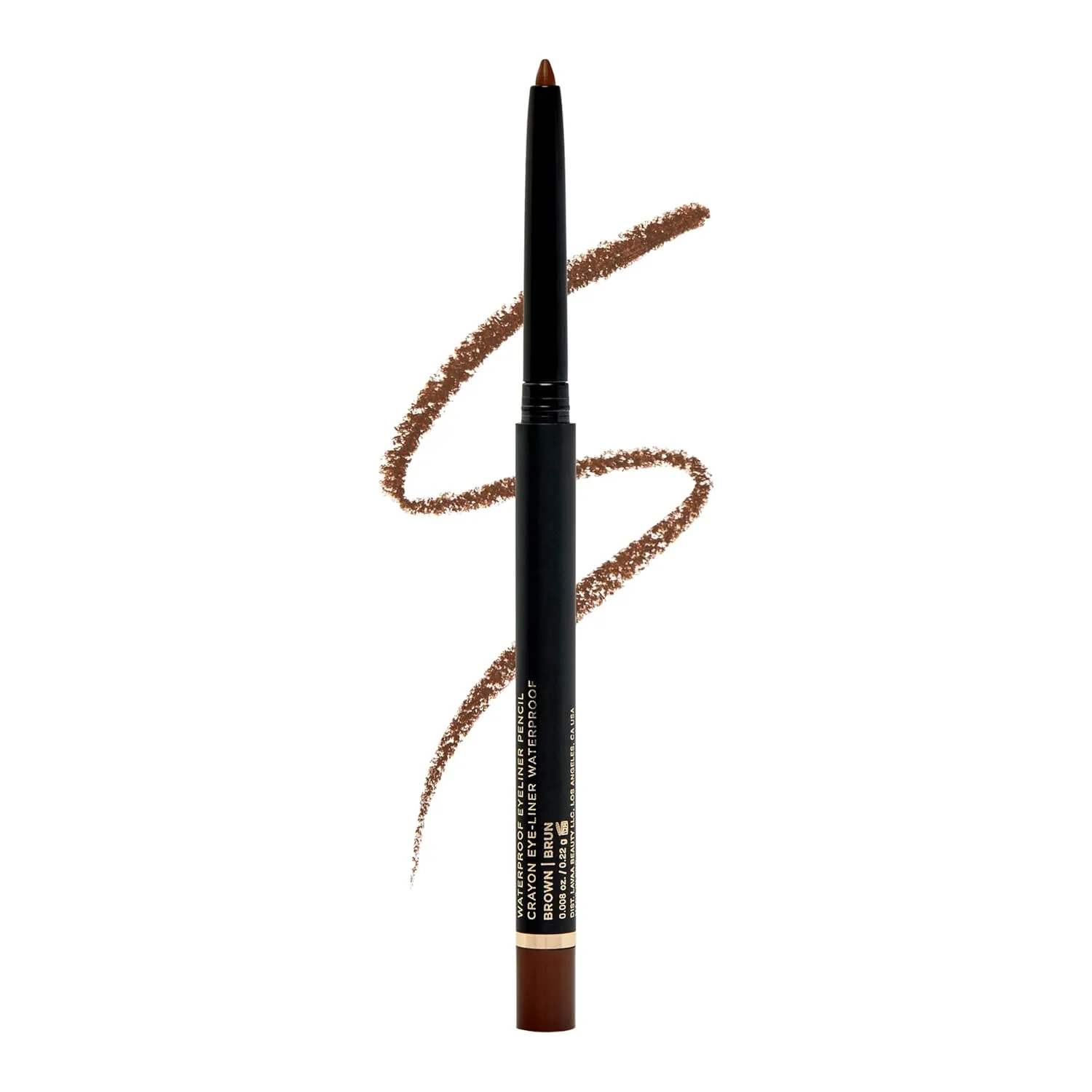 SOFT GLIDE EYE PENCIL | Retractable Soft Eyeliner | Smudge-Proof Eye Crayon (Brown)