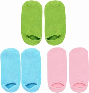SOIMISS 1set Foot Moisturizing Socks Feet Pedicure Dry Foot Spa Socks for Salon Athletes Foot Treatment Foot Soak Salon Supply Household Foot Care Products Vegetable Gel 3pairs