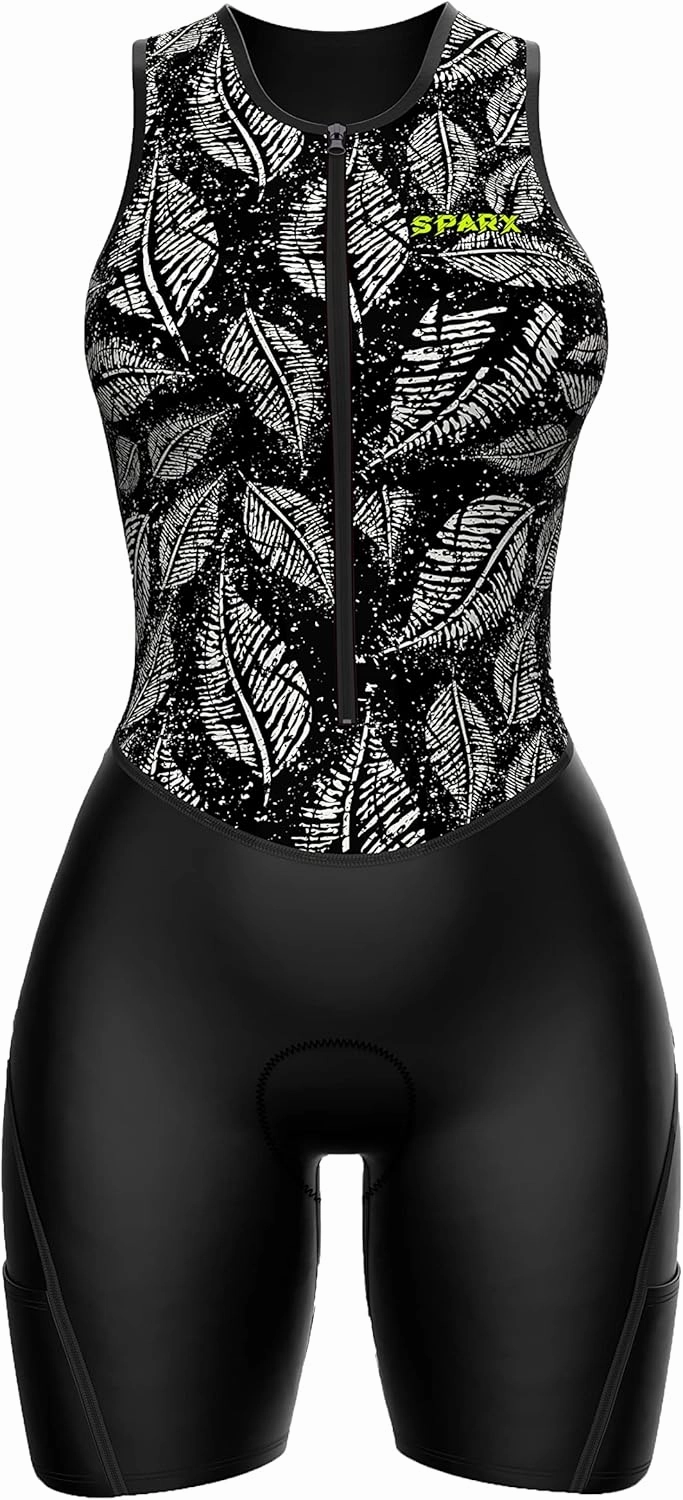 Sparx Women Triathlon Suit Tri Short Racing Cycling Swim Run