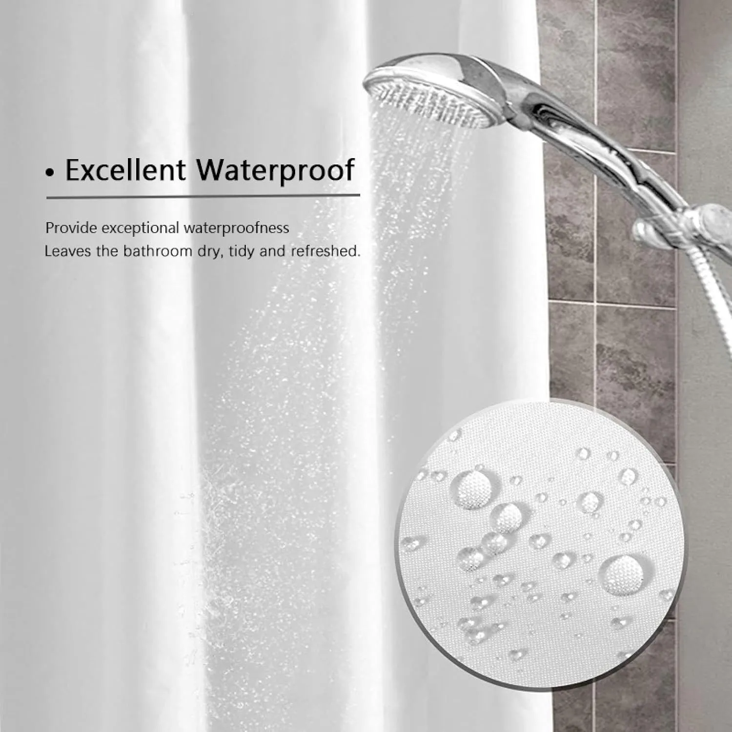 Spring Outing Theme Shower Curtains The Woodland Glade Famous Painting Print Bathroom Curtain for Shower Stall Bathtubs Waterproof 60 x 78 inch