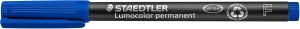Staedtler 318-3 Lumocolor Universal Permanent Fine Pens - Blue, Pack of 10, box of 10 (318-3 VE)