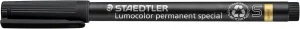 Staedtler Lumocolor Special, Permanent Marker For Coated surfaces and Glass, Black 319 S-9