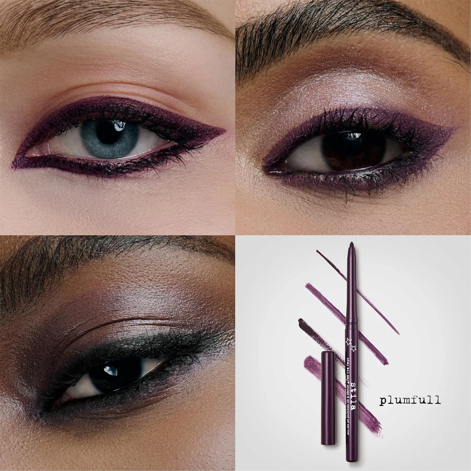 stila Stay All Day® Smudge & Set Waterproof Gel Liner | Long-Wear Gel Eyeliner Pencil for Tightlining, Waterline & Smoky Eye Looks | 12-Hour Wear, No Budge & Fade-Proof