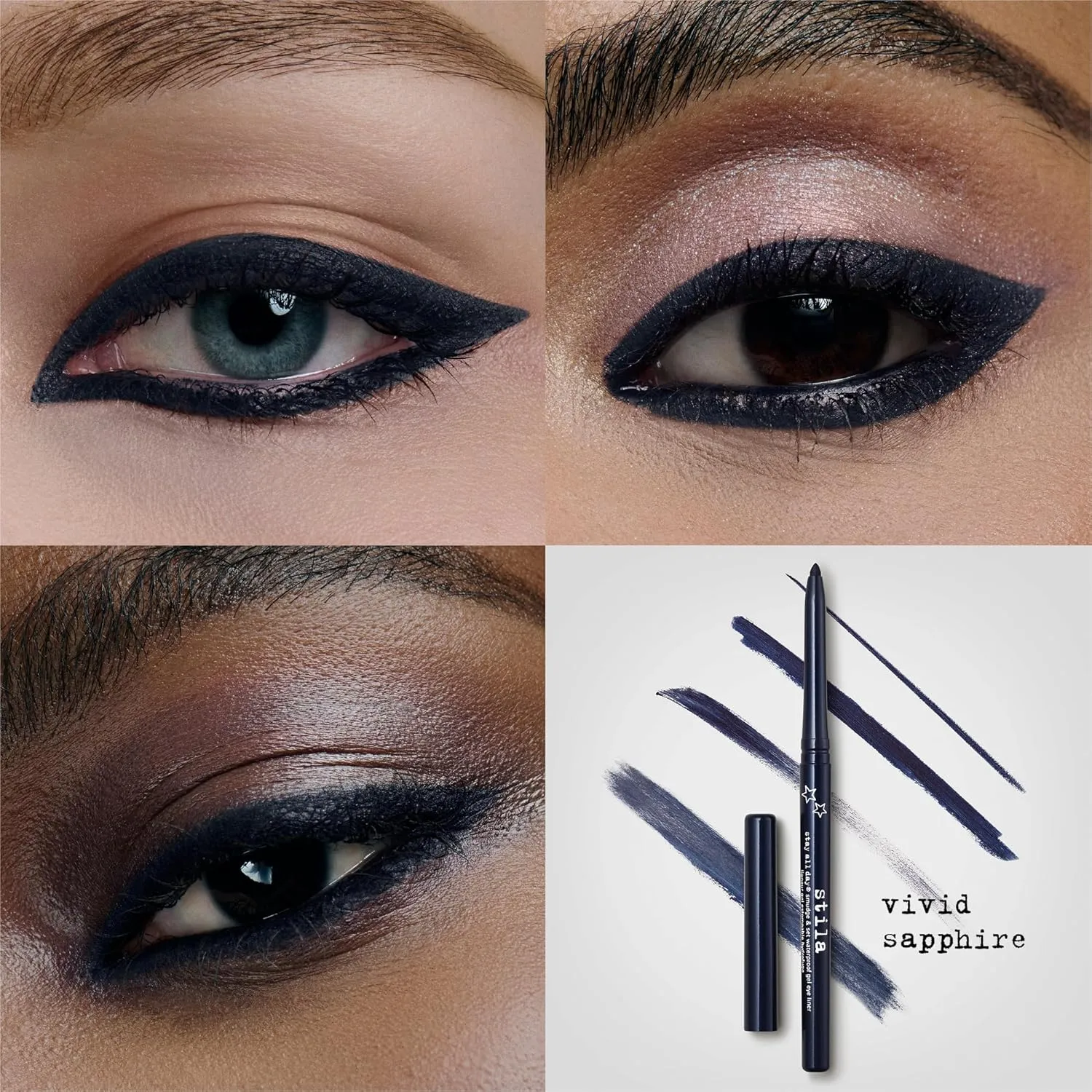 stila Stay All Day® Smudge & Set Waterproof Gel Liner | Long-Wear Gel Eyeliner Pencil for Tightlining, Waterline & Smoky Eye Looks | 12-Hour Wear, No Budge & Fade-Proof
