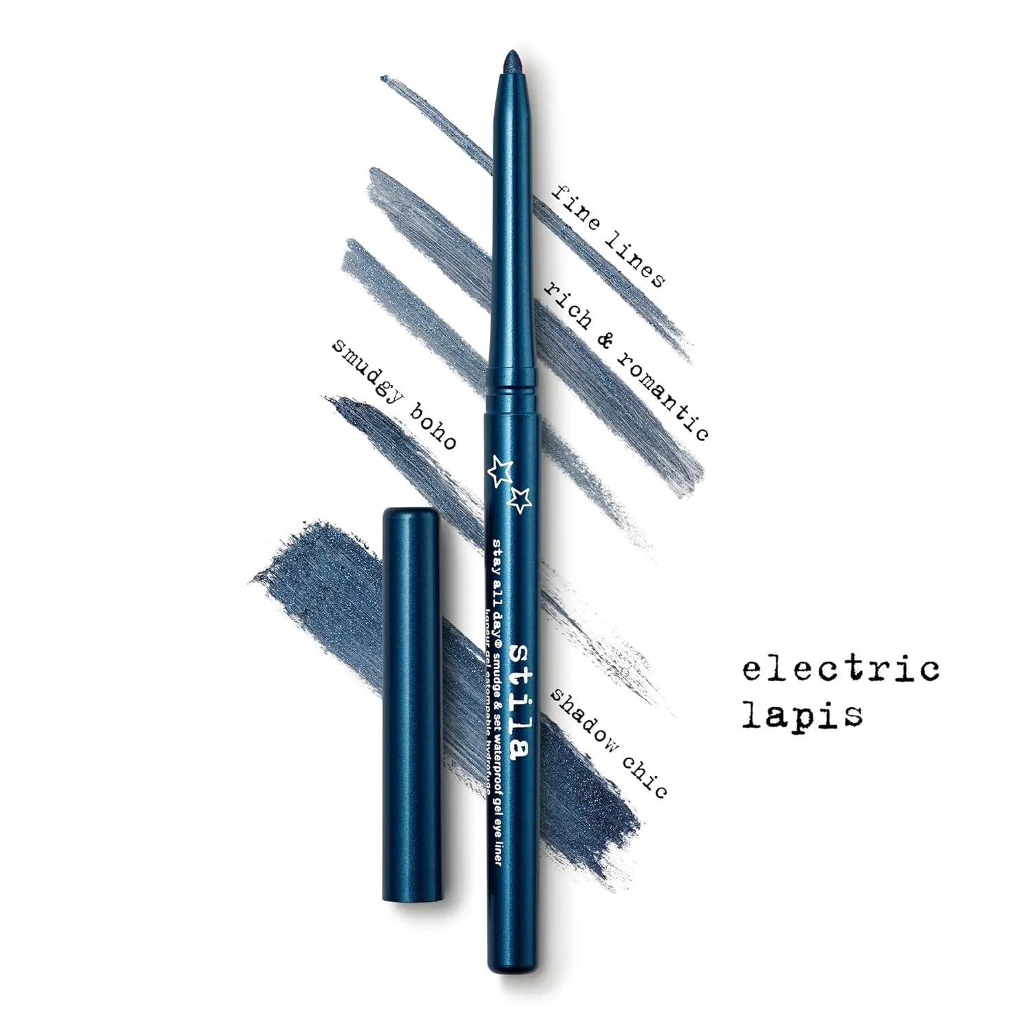 stila Stay All Day® Smudge & Set Waterproof Gel Liner | Long-Wear Gel Eyeliner Pencil for Tightlining, Waterline & Smoky Eye Looks | 12-Hour Wear, No Budge & Fade-Proof