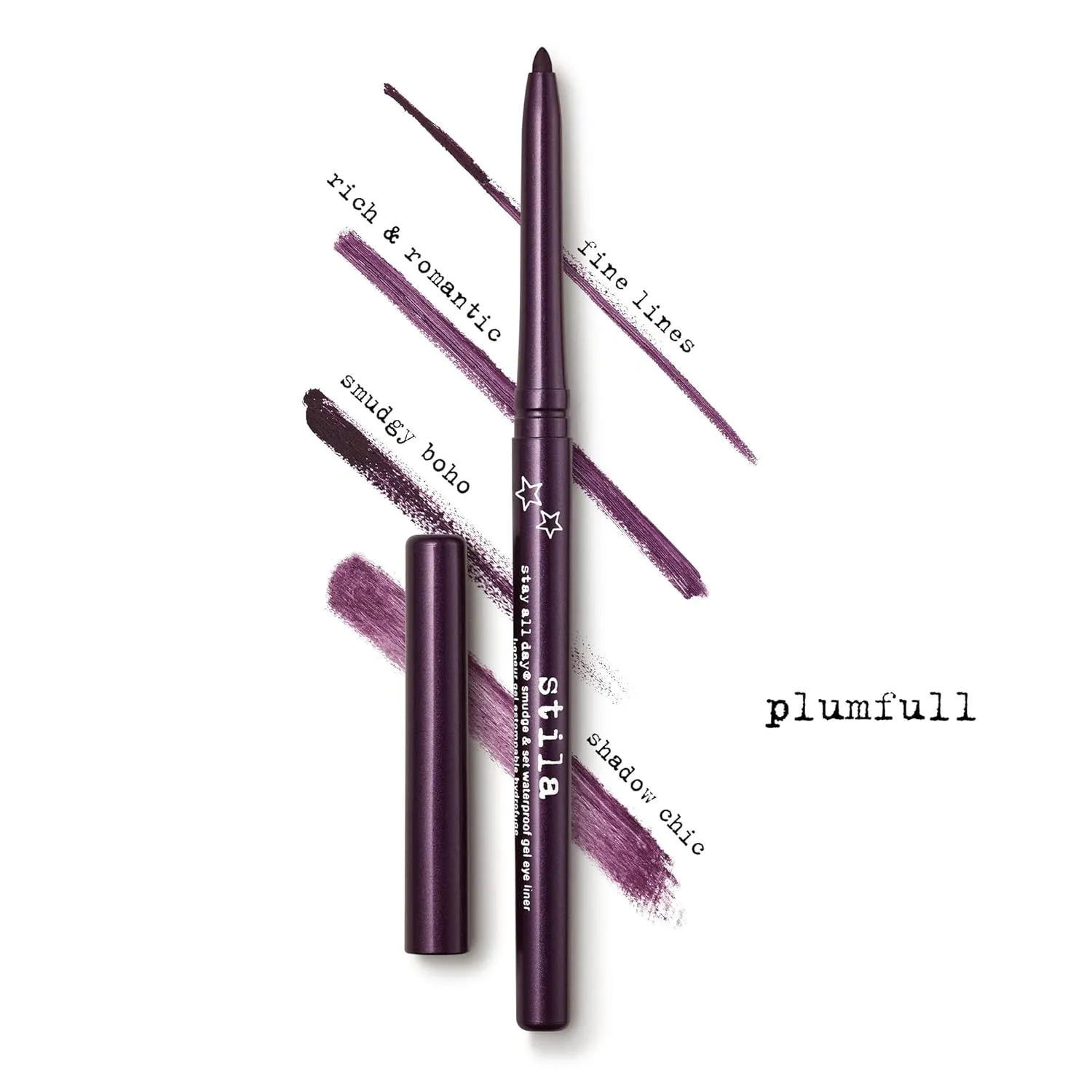 stila Stay All Day® Smudge & Set Waterproof Gel Liner | Long-Wear Gel Eyeliner Pencil for Tightlining, Waterline & Smoky Eye Looks | 12-Hour Wear, No Budge & Fade-Proof