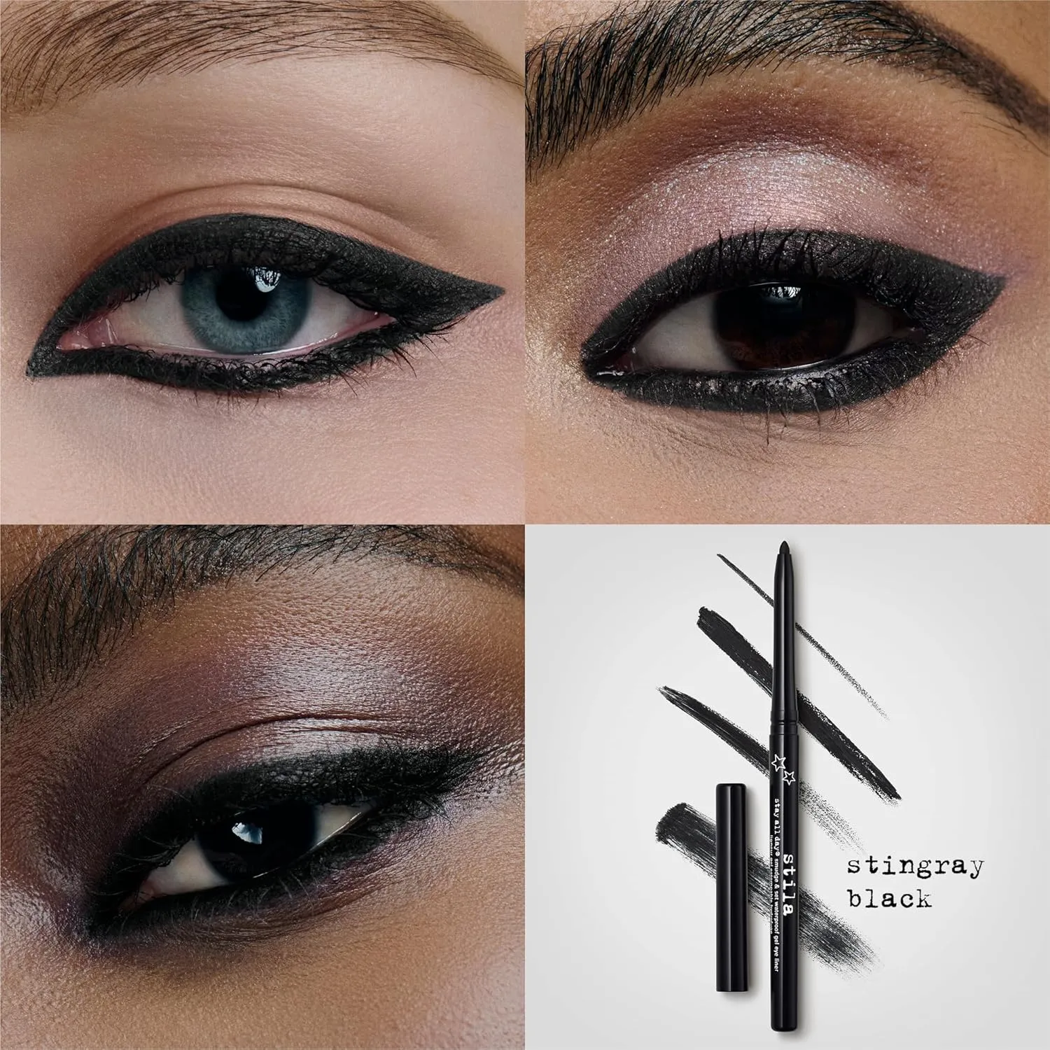 stila Stay All Day® Smudge & Set Waterproof Gel Liner | Long-Wear Gel Eyeliner Pencil for Tightlining, Waterline & Smoky Eye Looks | 12-Hour Wear, No Budge & Fade-Proof