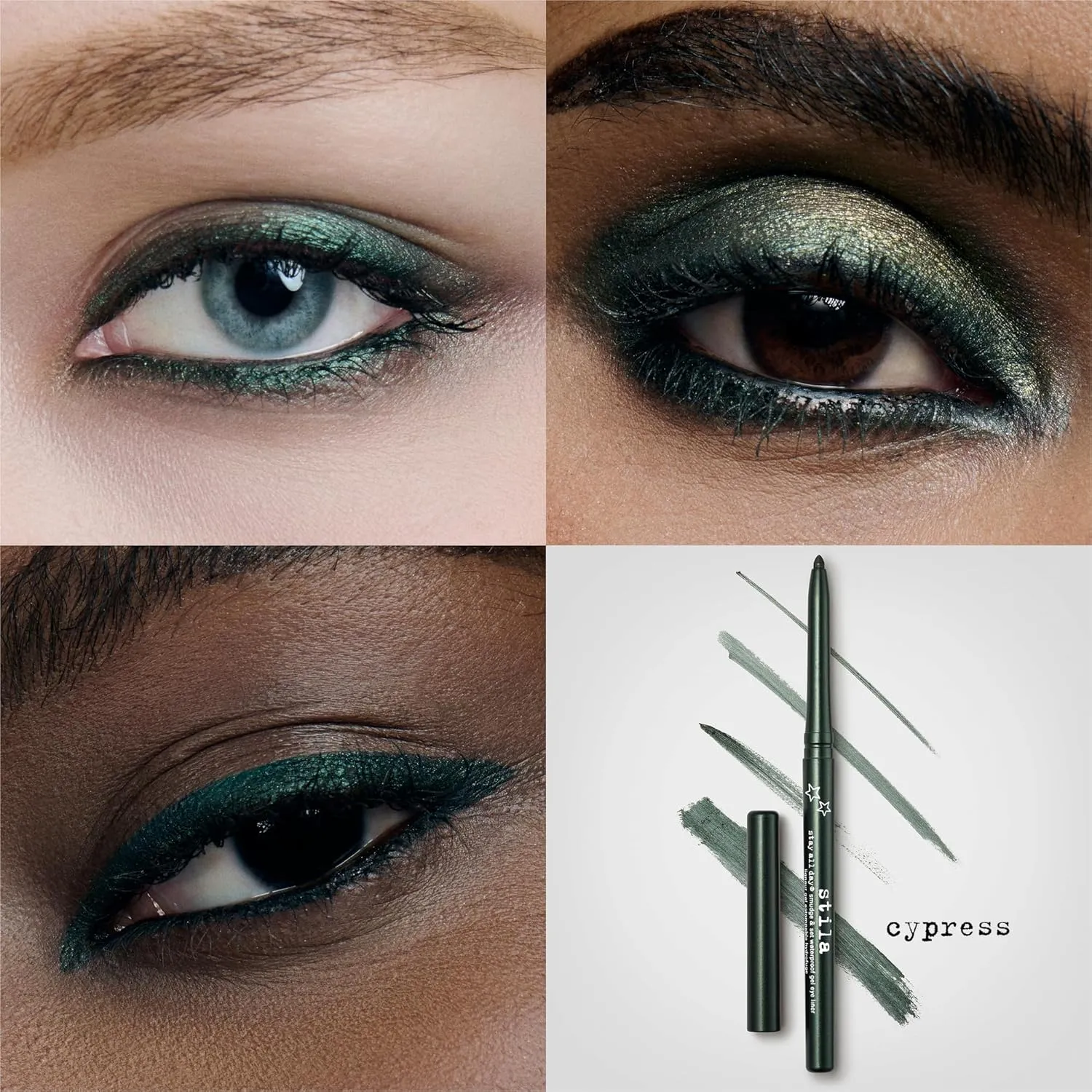 stila Stay All Day® Smudge & Set Waterproof Gel Liner | Long-Wear Gel Eyeliner Pencil for Tightlining, Waterline & Smoky Eye Looks | 12-Hour Wear, No Budge & Fade-Proof
