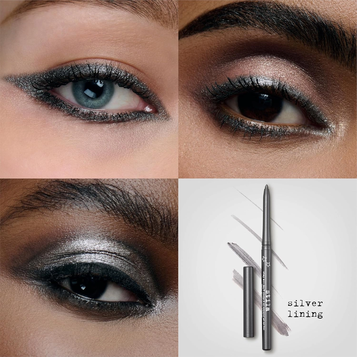 stila Stay All Day® Smudge & Set Waterproof Gel Liner | Long-Wear Gel Eyeliner Pencil for Tightlining, Waterline & Smoky Eye Looks | 12-Hour Wear, No Budge & Fade-Proof