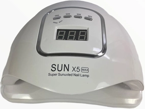 SUN X 5 MAX Professional UV LED Nail Lamp 120W, UV LED Proffersional Gel Polish Dryer, Gel Polish Curing Lamp, UV LED Lamp for Nail Art Designs, Nail Art Curing Lamp