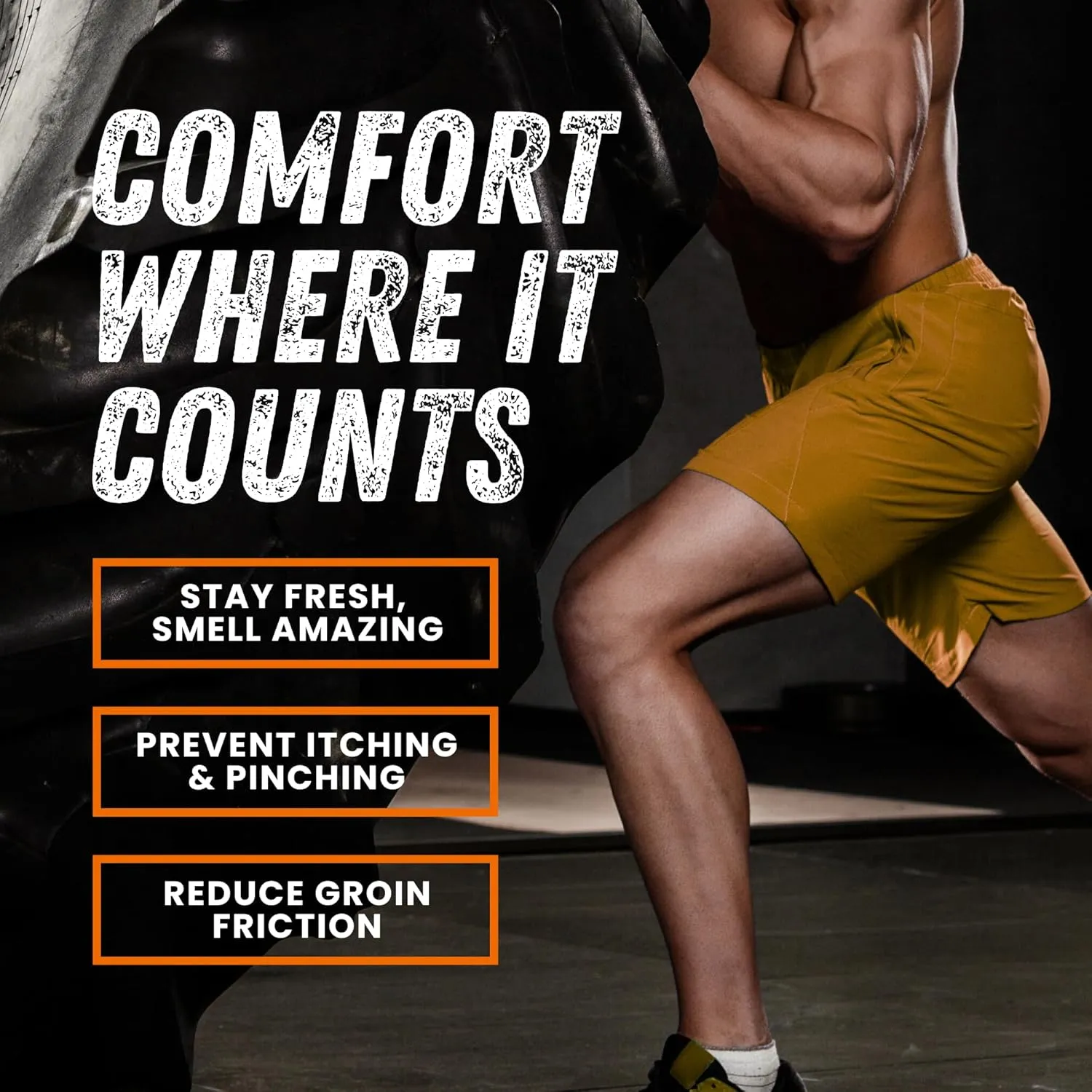 Super Fresh Ball Deodorant Powder Lotion Comfort Cream for Man Parts Groin Butt and Body Hygiene Controls Odor Stops Chafing and Itch Absorbs Sweat Aluminum Free Formula in 4 oz Twin Pack