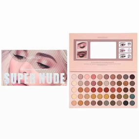 Super Nude Eyeshadow Palette – 50 Highly Pigmented Colors for Everyday Wear, Parties, Holidays & More – Matte, Shimmer, Metallic Shades – Long-Lasting Blendable Eye Makeup