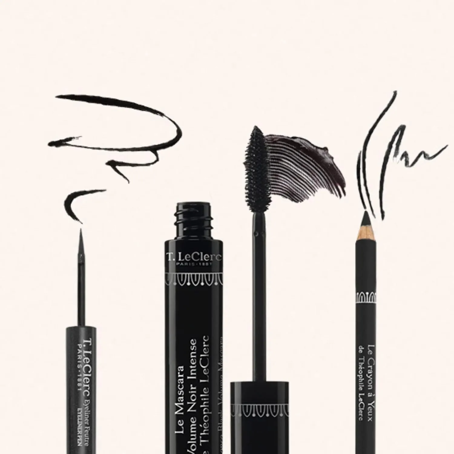T. LeClerc Eyeliner Pencil - Long Lasting Precision Sharp Tip Eye Pencil for Water Line & Lash Line Use as Highlighter, Concelear, Under Eye Smudge Proof Smokey Eye Makeup Easy to Color (Topaze)