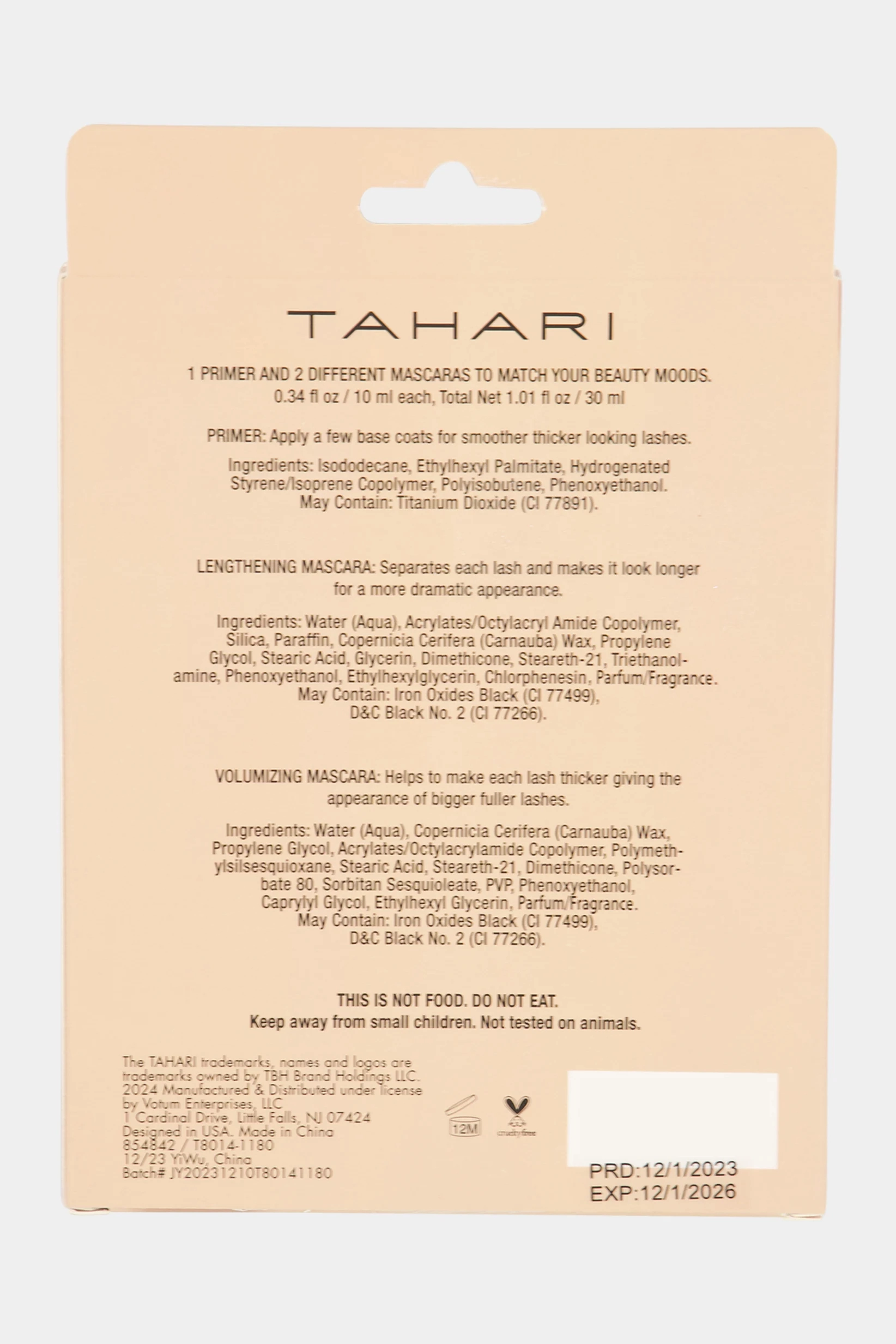 Tahai Mascara Trio Set