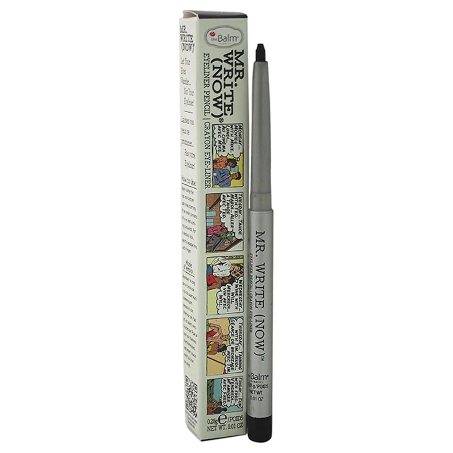 theBalm Mr. Write Now Eyeliner Pencil, Perfect Blend Eyeliner Pencil, Eye Color Pencil with Blending Tip, Long-Lasting
