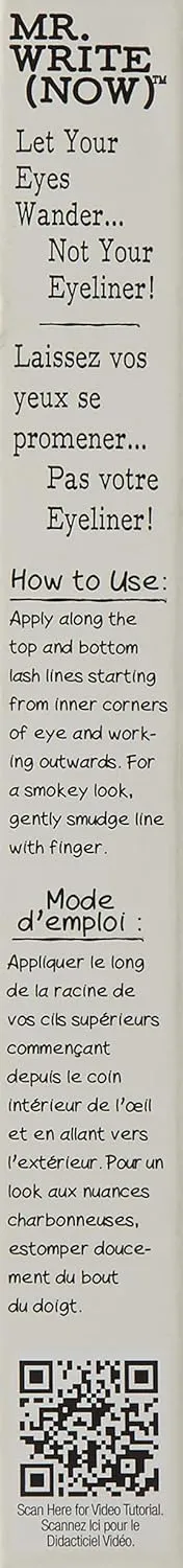 theBalm Mr. Write Now Eyeliner Pencil, Perfect Blend Eyeliner Pencil, Eye Color Pencil with Blending Tip, Long-Lasting