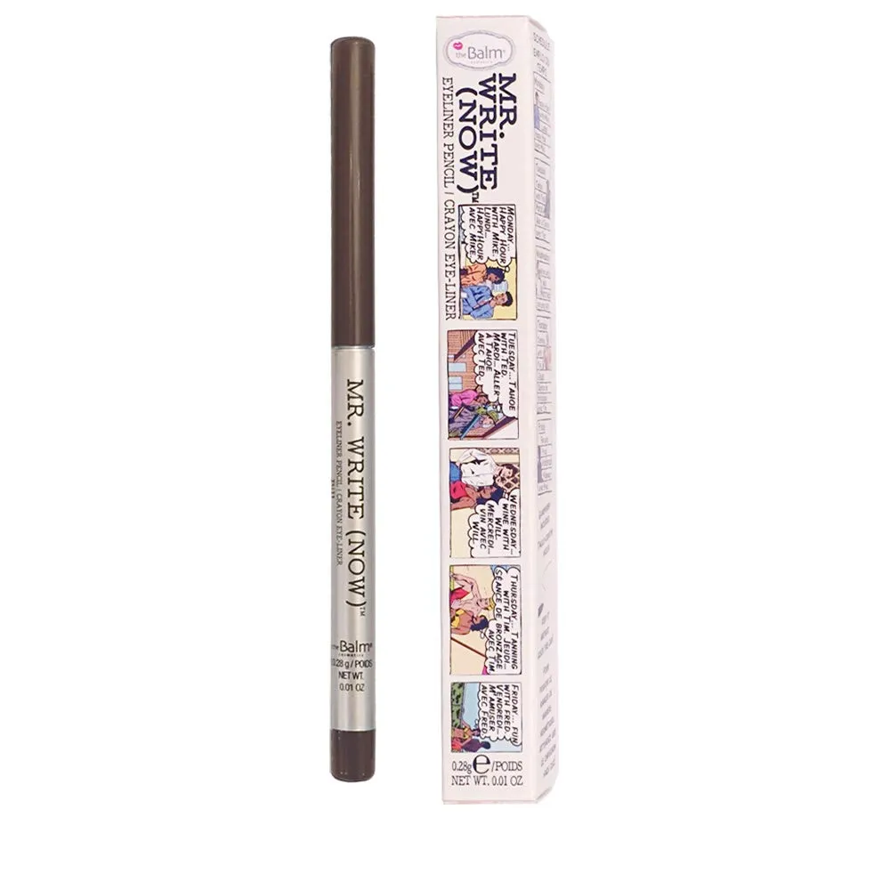theBalm Mr. Write Now Eyeliner Pencil, Perfect Blend Eyeliner Pencil, Eye Color Pencil with Blending Tip, Long-Lasting