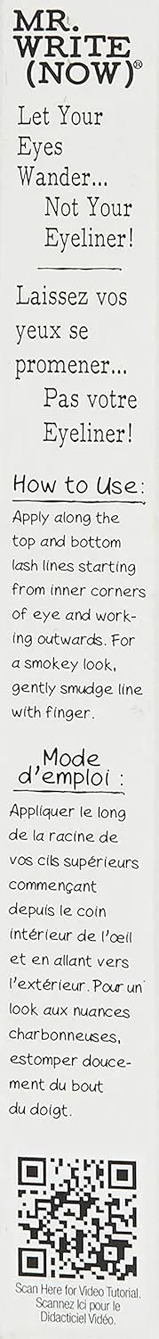theBalm Mr. Write Now Eyeliner Pencil, Perfect Blend Eyeliner Pencil, Eye Color Pencil with Blending Tip, Long-Lasting