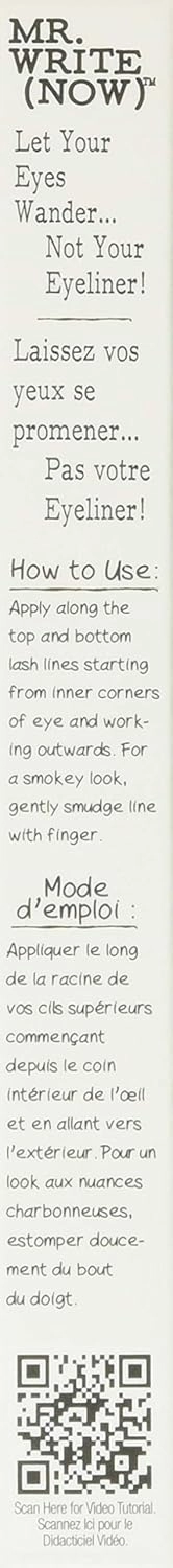 theBalm Mr. Write Now Eyeliner Pencil, Perfect Blend Eyeliner Pencil, Eye Color Pencil with Blending Tip, Long-Lasting