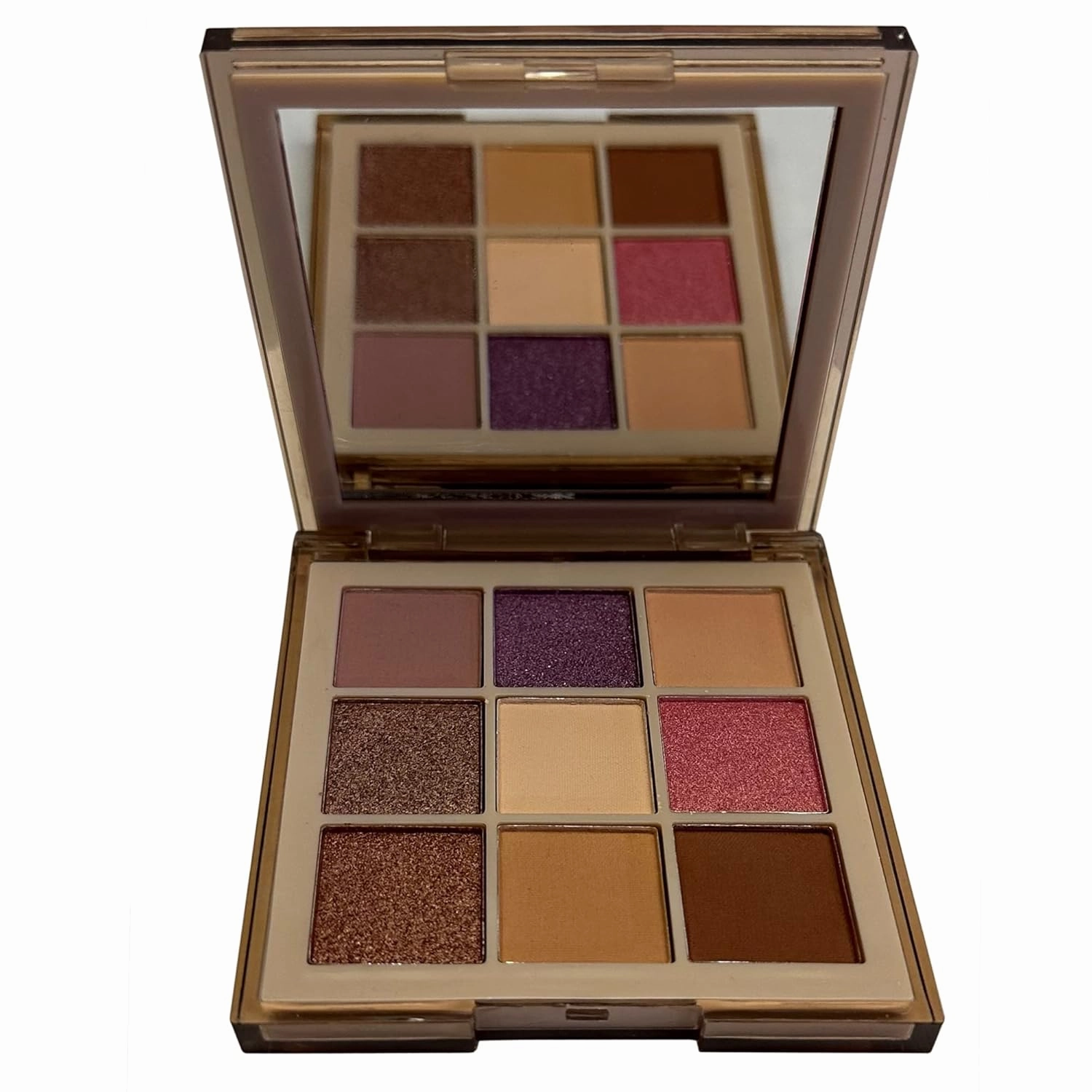 Three (3) Eyeshadow Palettes - Ultra-blendable & highly pigmented 9 shades - Eyeshadow Colors with Velvet Texture - Includes Mirror -Bronze Goddess & Chocolate Kisses & Secret Caresses