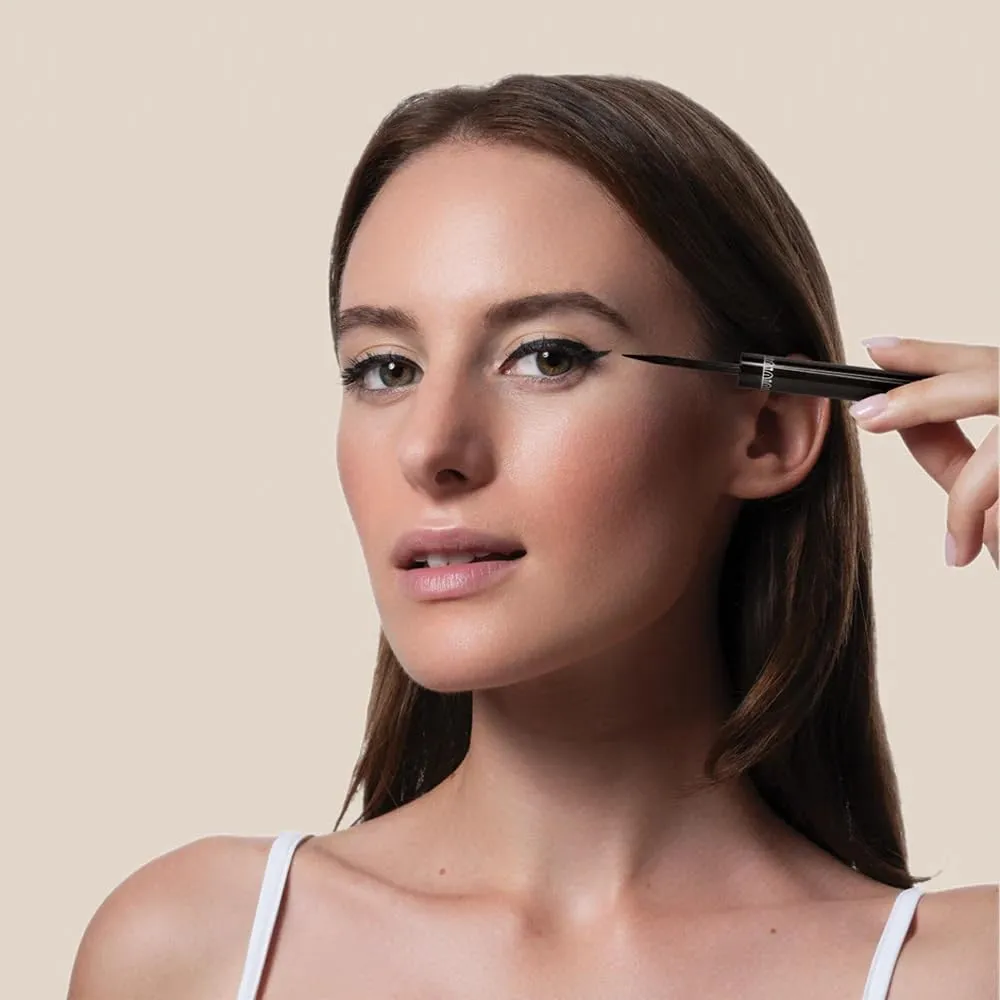T.LeClerc Eyeliner Active Growth – Lash-Boosting Eyeliner with Intense All-Day Color | Easy Removal | Dermatologically Tested | Ophthalmologist Approved (NOIR, 1.7ml)