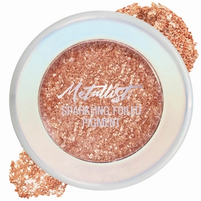 Touch in Sol Metallist Sparkling Foiled Pigment (#1 Cream Peach) - Diamond and Pearl Powders to Create Holographic Look - Dazzling Sparkles Gorgeous Glitter Eye Shadow