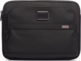 TUMI - Alpha 3 Laptop Cover - Protective Laptop Case for Business & Travel - Durable Computer Sleeve - Fits Up to 13" Laptops - Medium - Black