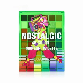 UCANBE Nostalgic 48-Color Makeup Palette, Retro Style, Waterproof Eyeshadow Collection