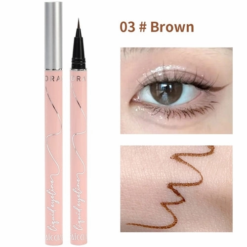 Ultra-thin Waterproof Liquid Eyeliner Korean Makeup For Women Quick