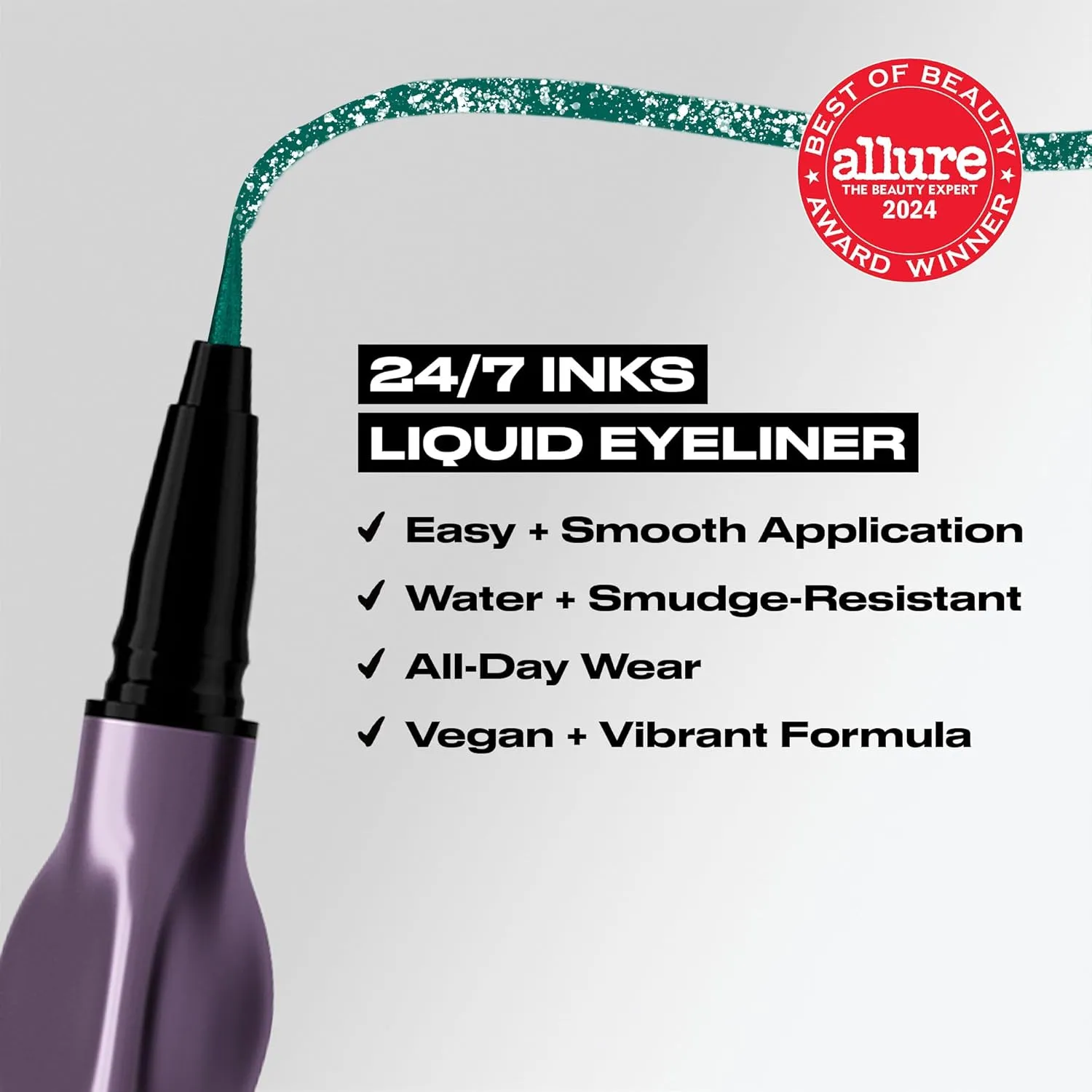 Urban Decay 24/7 Inks Liquid Eyeliner Pen, Water-Resistant, Smudge-Resistant, Fine Tip, Ergonomic Precision Grip, Matte and Shimmer Finishes - 0.01 fl oz