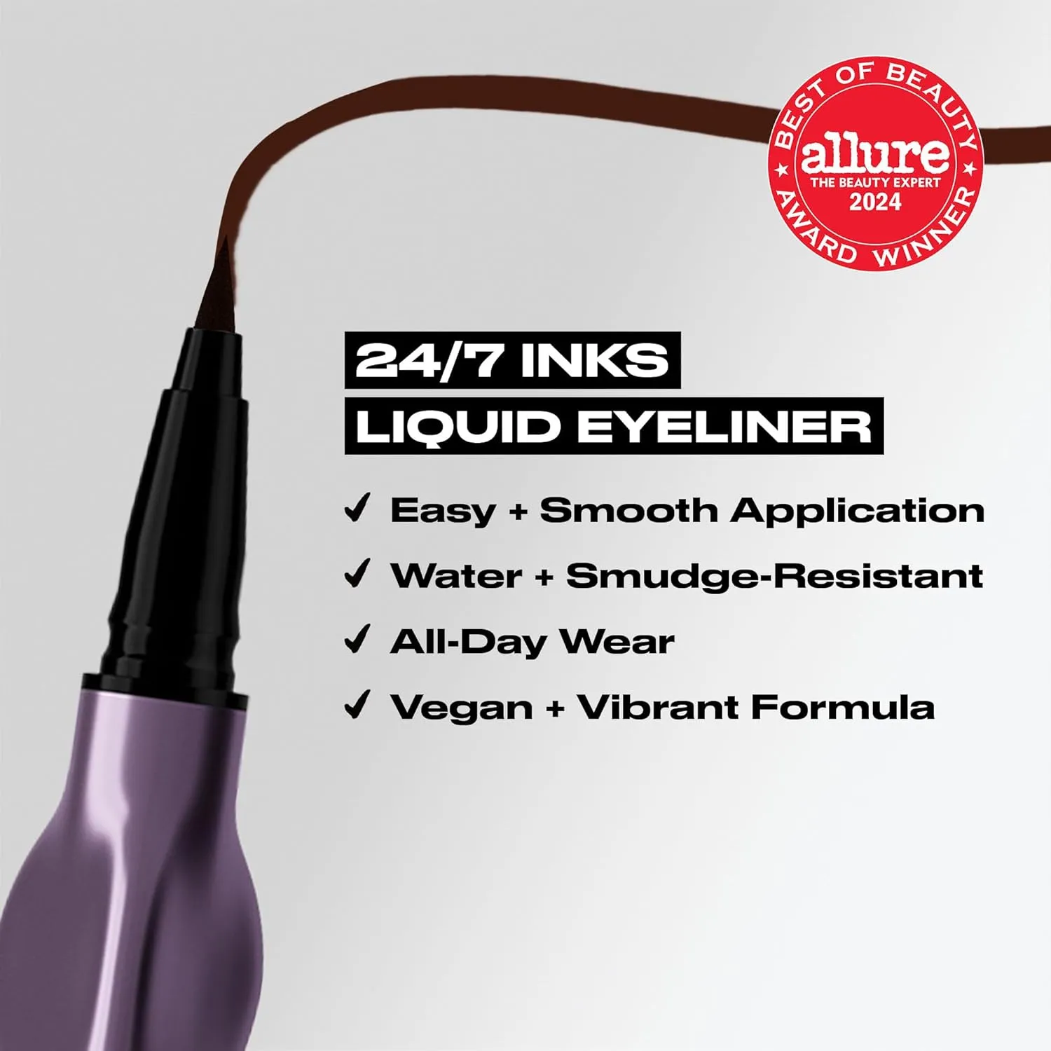 Urban Decay 24/7 Inks Liquid Eyeliner Pen, Water-Resistant, Smudge-Resistant, Fine Tip, Ergonomic Precision Grip, Matte and Shimmer Finishes - 0.01 fl oz