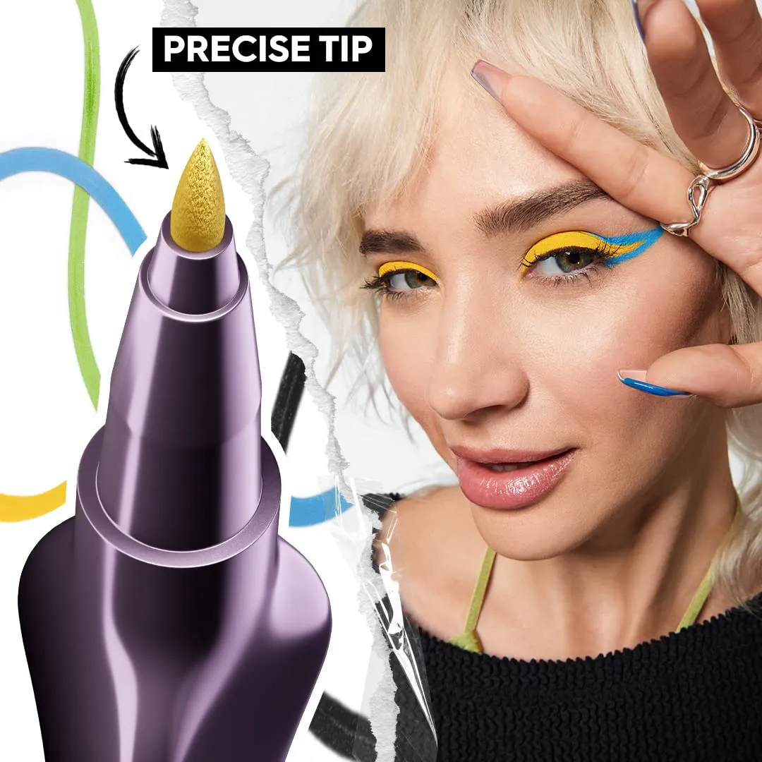 Urban Decay 24/7 Inks Liquid Eyeliner Pen, Water-Resistant, Smudge-Resistant, Fine Tip, Ergonomic Precision Grip, Matte and Shimmer Finishes - 0.01 fl oz