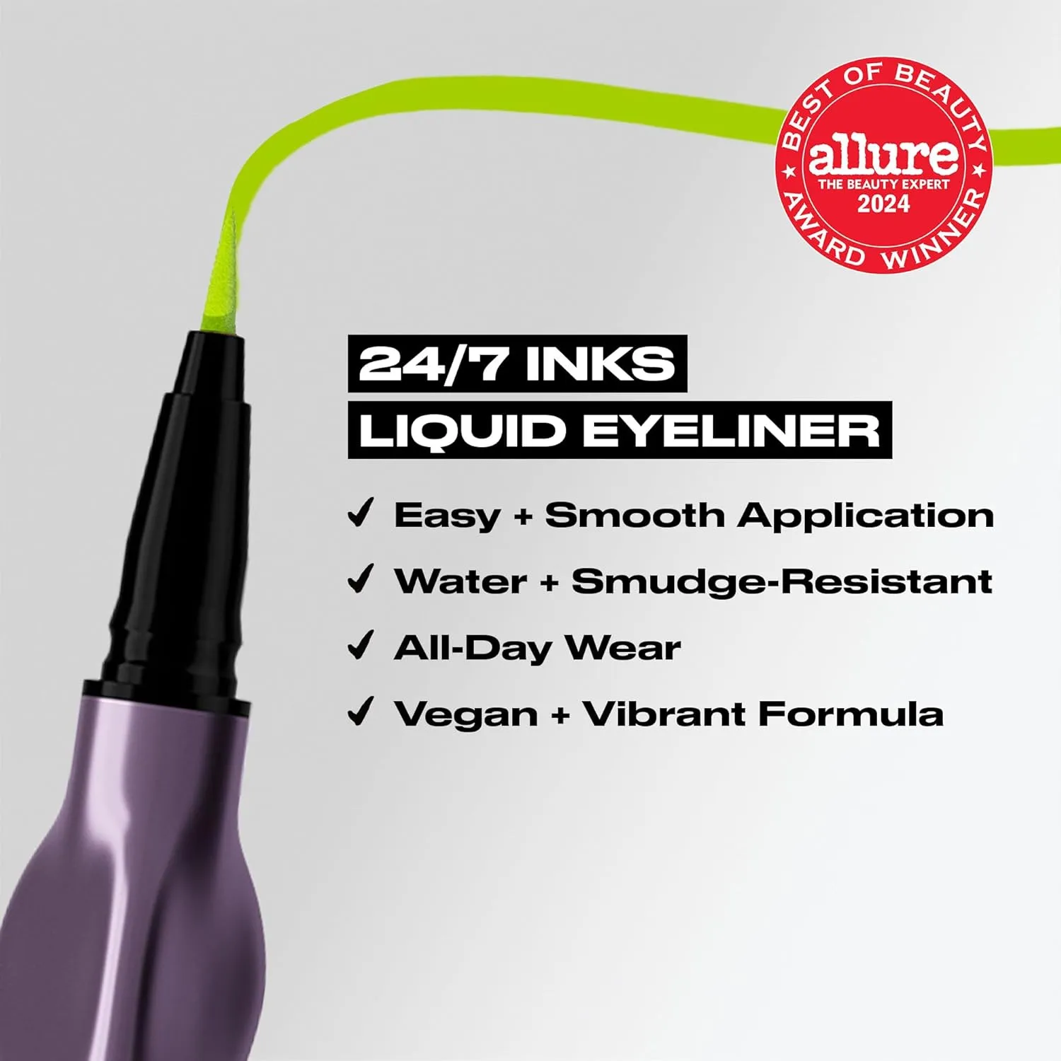 Urban Decay 24/7 Inks Liquid Eyeliner Pen, Water-Resistant, Smudge-Resistant, Fine Tip, Ergonomic Precision Grip, Matte and Shimmer Finishes - 0.01 fl oz