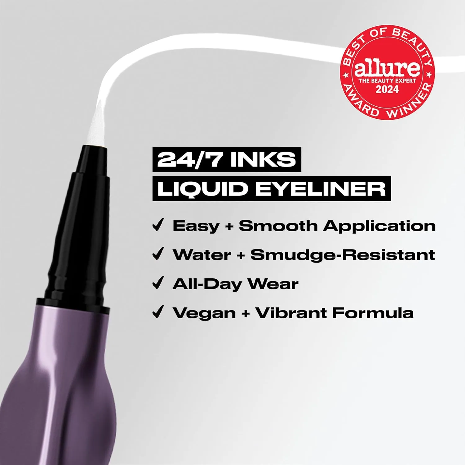Urban Decay 24/7 Inks Liquid Eyeliner Pen, Water-Resistant, Smudge-Resistant, Fine Tip, Ergonomic Precision Grip, Matte and Shimmer Finishes - 0.01 fl oz