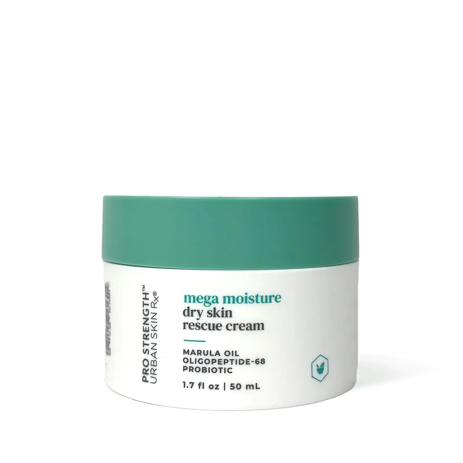 Urban Skin Rx® Mega Moisture Dry Skin Rescue Cream | Combats Signs of Aging, Helps Prevent Dry Skin and Locks In Moisture, Formulated with Vitamin E, Green Tea, & Shea Butter | 1.7 Oz