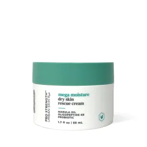 Urban Skin Rx® Mega Moisture Dry Skin Rescue Cream | Combats Signs of Aging, Helps Prevent Dry Skin and Locks In Moisture, Formulated with Vitamin E, Green Tea, & Shea Butter | 1.7 Oz