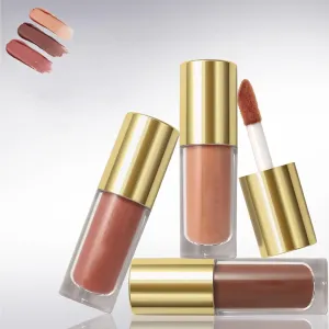 Vegoly Liquid Eye Shadow - Long-Lasting Matte & Shimmer Formula, Buildable Color Intensity, Long-Wear Waterproof Cream Eyeshadow Stick for Professional/Everyday Makeup (Mix 3Pcs)