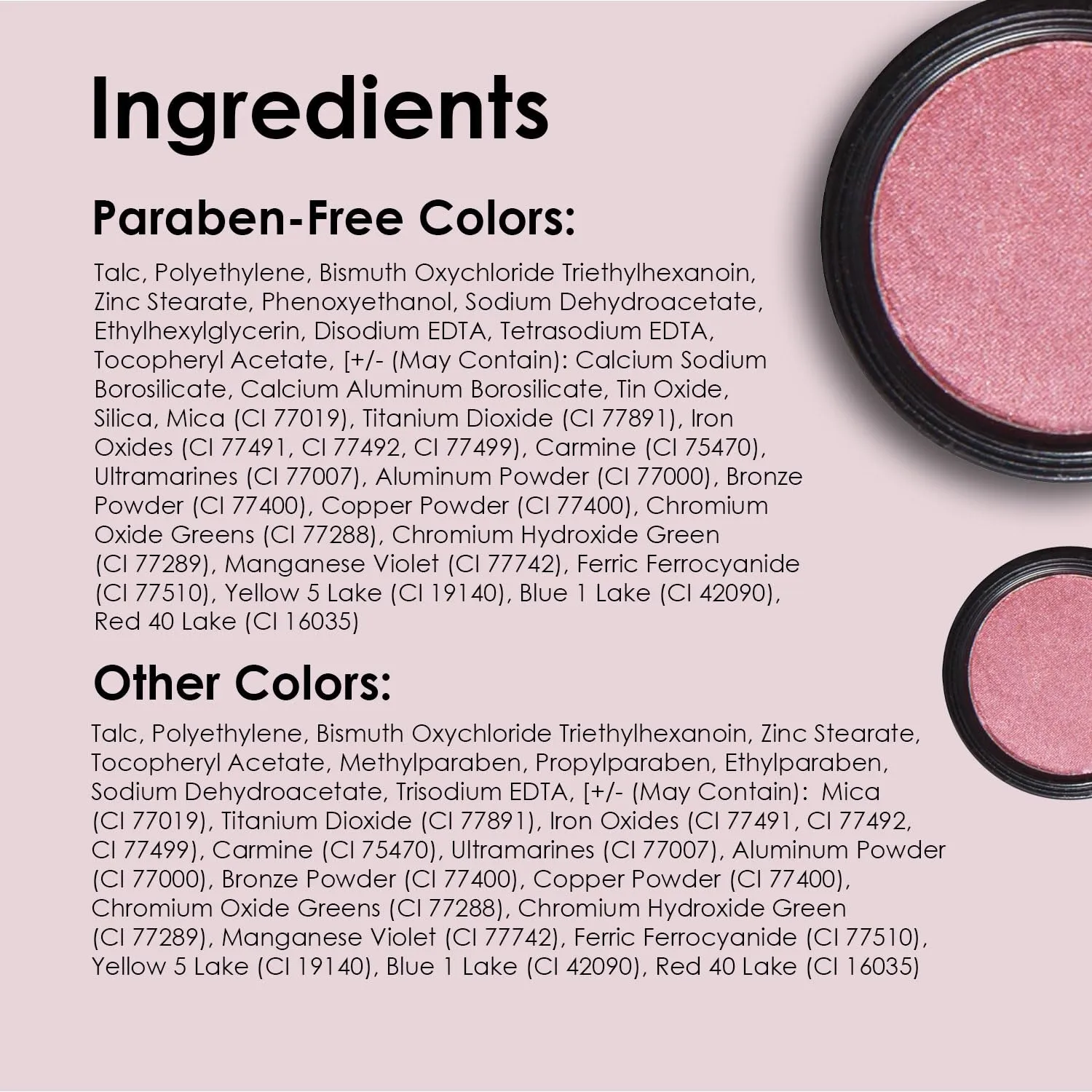 Vera Moore Eyeshadow, Highly Pigmented Eyeshades and Textures, Provide Bold and Lasting Looks, Suitable for Any Event, Easily Blendable Eye Makeup in Multiple Shades. (Dusty Rose)