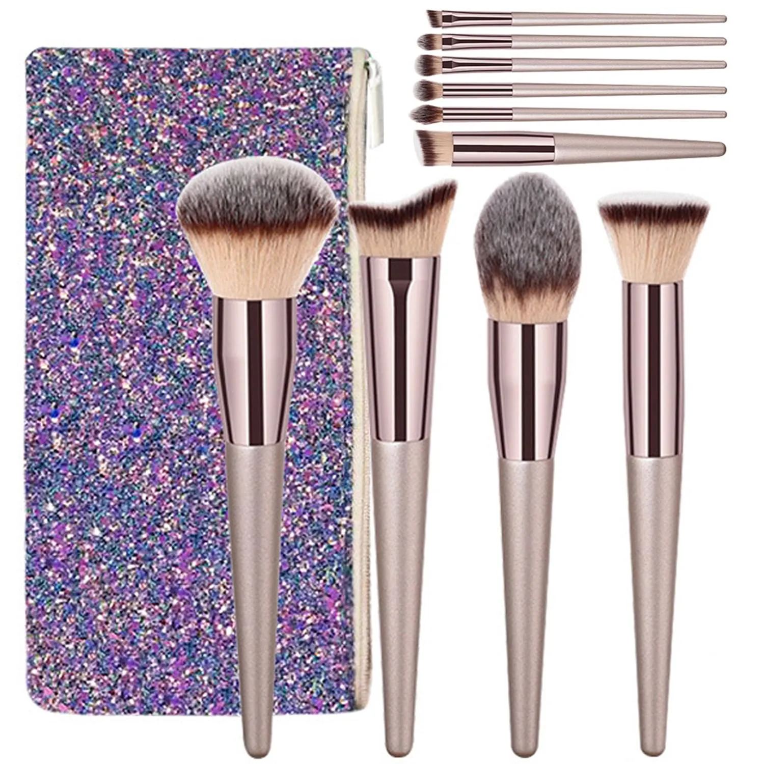 ViSaTai Makeup Brush Set 18 Pcs Professional for Eye and Face shadows Blush Concealer Gifts for Women